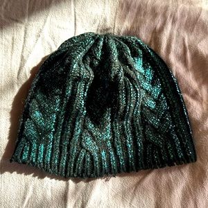 Steve Madden metallic skully cap